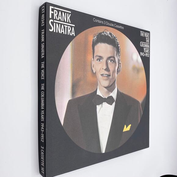 FRANK SINATRA The Voice of Columbia Years 1943-1952 3 Double Cassettes 1986 Rare - Picture 4 of 12